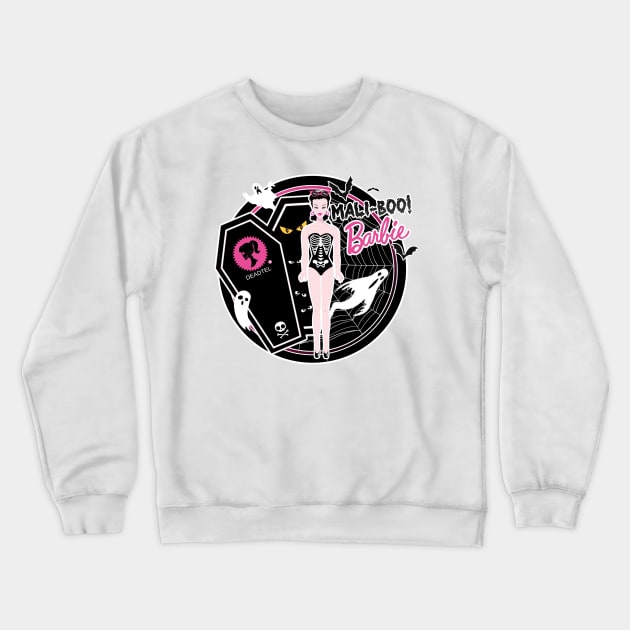 Mali-Boo Barbie Crewneck Sweatshirt by David Hurd Designs